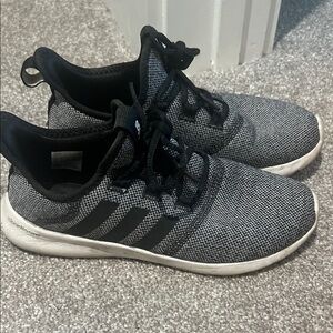 Adidas Black and White Knit Sneakers